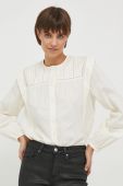 Бавовняна сорочка Pepe Jeans жіноча колір бежевий regular (3673856)