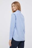 Бавовняна сорочка Pepe Jeans жіноча regular класичний комір колір блакитний (3489422)