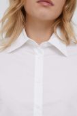 Бавовняна сорочка Sisley жіноча колір білий regular класичний комір