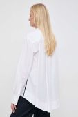 Бавовняна сорочка Pinko жіноча колір білий relaxed класичний комір (3574527)