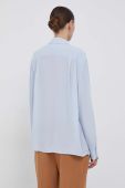Сорочка Tommy Hilfiger жіноча relaxed класичний комір колір блакитний (3496568)