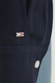 Сорочка Tommy Hilfiger жіноча колір синій relaxed класичний комір (3496573)