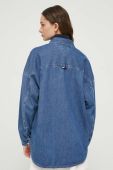 Джинсова сорочка Tommy Jeans жіноча relaxed класичний комір колір блакитний (3434068)