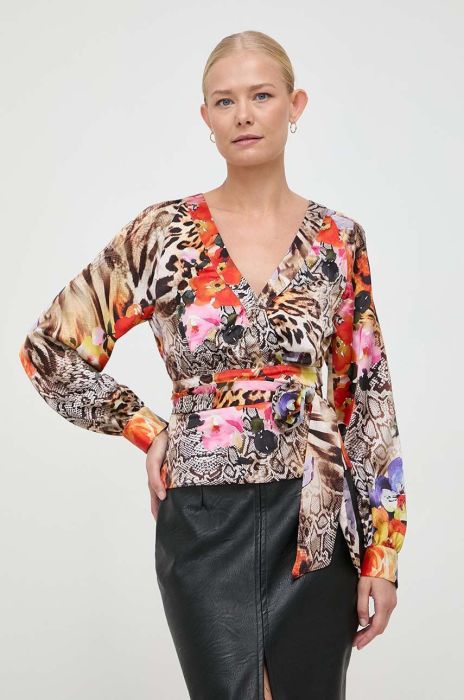 Блузка Marciano Guess жіноча візерунок колір барвистий (3588253)