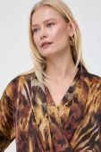 Блузка Marciano Guess жіноча колір коричневий візерунок (3683646)