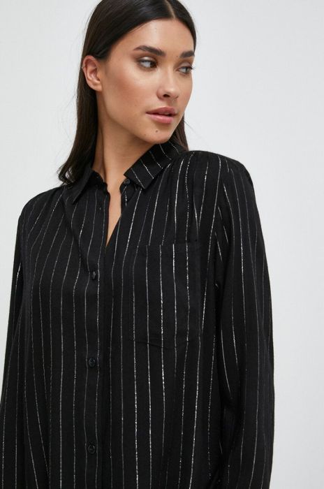 Піжамна сорочка Tommy Hilfiger жіноча колір чорний (3686315)