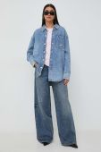 Джинсова сорочка Miss Sixty жіноча relaxed класичний комір колір блакитний (3625184)