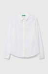 Дитяча сорочка United Colors of Benetton колір білий (3507041)