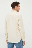 Сорочка Tommy Hilfiger чоловіча колір бежевий regular комір button-down