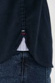 Сорочка Tommy Hilfiger чоловіча колір синій slim комір button-down (3372698)