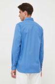 Бавовняна сорочка Tommy Hilfiger чоловіча regular комір button-down колір блакитний (3324836)