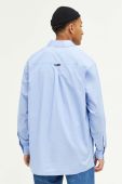 Бавовняна сорочка Tommy Jeans чоловіча relaxed комір button-down колір блакитний (3324958)