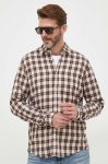 Сорочка BOSS чоловіча колір бежевий regular класичний комір (3354109)