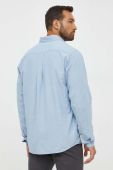 Джинсова сорочка Boss Orange BOSS ORANGE чоловіча relaxed комір button-down колір блакитний