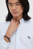 Бавовняна сорочка PS Paul Smith чоловіча slim комір button-down колір блакитний