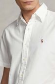 Бавовняна сорочка Polo Ralph Lauren чоловіча колір білий regular комір button-down (3274305)