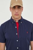 Бавовняна сорочка Polo Ralph Lauren чоловіча колір синій regular комір button-down (3319672)