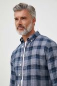 Сорочка Lindbergh чоловіча slim комір button-down колір блакитний (3625194)
