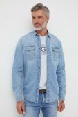 Джинсова сорочка Pepe Jeans Hammond чоловіча regular класичний комір колір блакитний