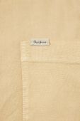 Бавовняна сорочка Pepe Jeans Fabio чоловіча колір бежевий regular комір button-down