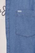 Джинсова сорочка Pepe Jeans Cranmore чоловіча regular комір button-down колір блакитний