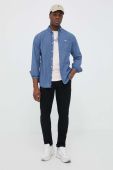 Джинсова сорочка Pepe Jeans Cranmore чоловіча regular комір button-down колір блакитний
