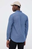 Джинсова сорочка Pepe Jeans Cranmore чоловіча regular комір button-down колір блакитний