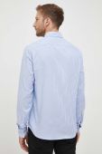 Сорочка Michael Kors чоловіча slim комір button-down колір блакитний (3557835)