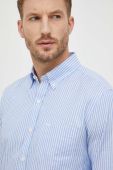 Сорочка Michael Kors чоловіча slim комір button-down колір блакитний (3557835)