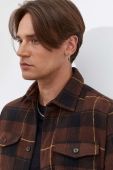Сорочка Les Deux чоловіча колір коричневий regular класичний комір (3466255)