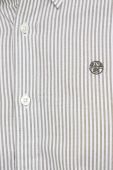 Бавовняна сорочка North Sails чоловіча колір зелений regular комір button-down