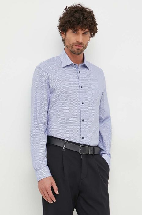 Сорочка Liu Jo чоловіча колір синій slim