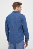 Джинсова сорочка Pepe Jeans Carson чоловіча regular класичний комір колір блакитний