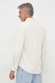 Бавовняна сорочка Pepe Jeans Crail чоловіча колір бежевий regular комір button-down
