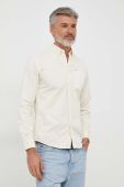 Бавовняна сорочка Pepe Jeans Crail чоловіча колір бежевий regular комір button-down