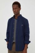 Бавовняна сорочка PS Paul Smith чоловіча колір синій regular комір button-down