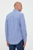 Бавовняна сорочка Gant чоловіча regular комір button-down колір блакитний (3342069)