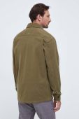 Сорочка United Colors of Benetton чоловіча колір зелений regular класичний комір (3533193)