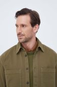 Сорочка United Colors of Benetton чоловіча колір зелений regular класичний комір (3533193)