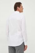 Сорочка Michael Kors чоловіча колір білий slim класичний комір (3533201)