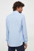 Сорочка Michael Kors чоловіча slim класичний комір колір блакитний (3629496)