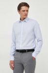 Сорочка Michael Kors чоловіча slim класичний комір колір блакитний (3533234)