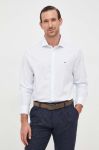 Бавовняна сорочка Tommy Hilfiger чоловіча slim класичний комір колір блакитний (3557844)