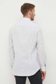 Бавовняна сорочка Tommy Hilfiger чоловіча колір білий slim класичний комір