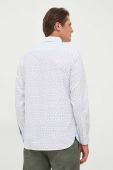 Бавовняна сорочка Tommy Hilfiger чоловіча колір білий regular комір button-down (3533294)
