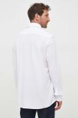 Бавовняна сорочка BOSS чоловіча колір білий regular класичний комір (3485754)