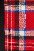 Бавовняна сорочка Tommy Jeans чоловіча колір червоний relaxed комір button-down