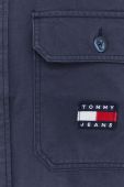 Бавовняна сорочка Tommy Jeans чоловіча колір синій relaxed класичний комір (3420084)
