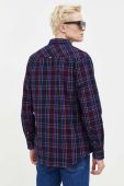Бавовняна сорочка Tommy Jeans чоловіча колір синій regular класичний комір (3564125)