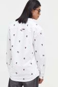 Бавовняна сорочка Tommy Jeans чоловіча колір білий regular комір button-down (3446219)